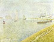 Georges Seurat Der Kanal von Gravelines France oil painting artist